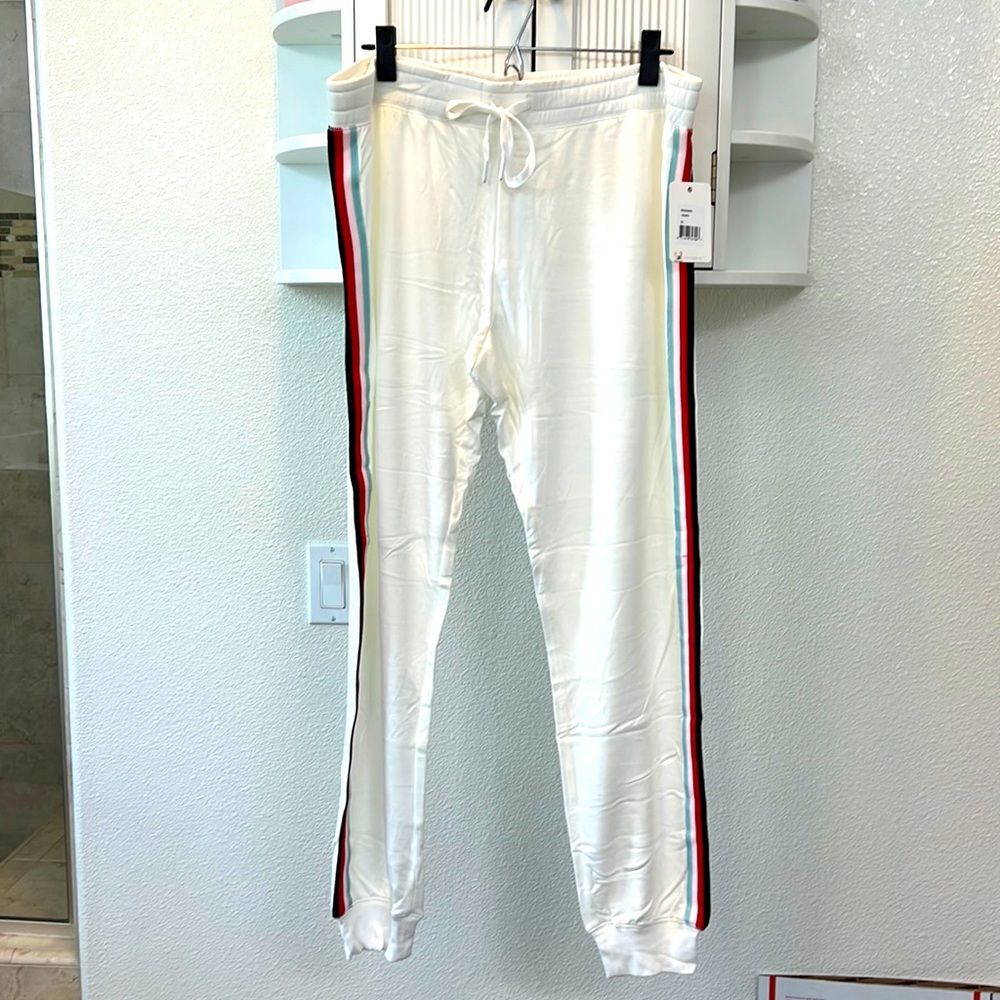 NWT PJ Salvage athletic stripe pajama bottoms